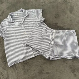 BedHead Pajamas Set Women's 2X Shorts Short Sleeve Shirt Purple Stripe Summer
