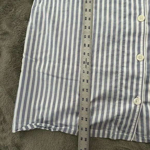 BedHead Pajamas Set Women's 2X Shorts Short Sleeve Shirt Purple Stripe Summer