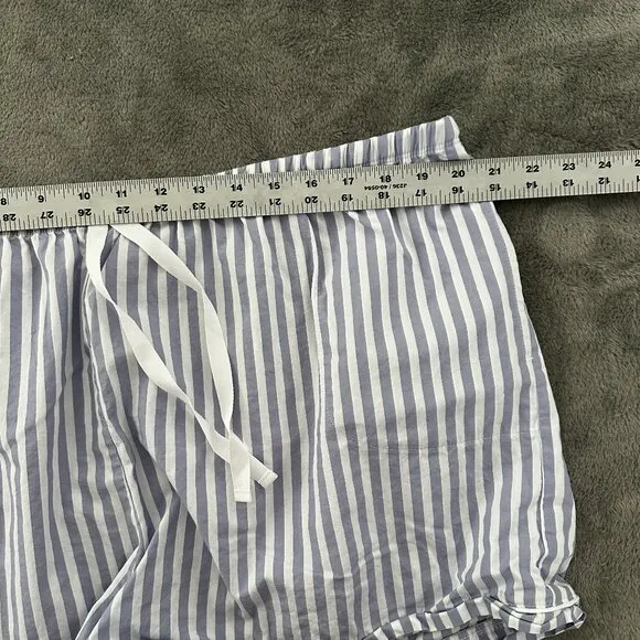 BedHead Pajamas Set Women's 2X Shorts Short Sleeve Shirt Purple Stripe Summer