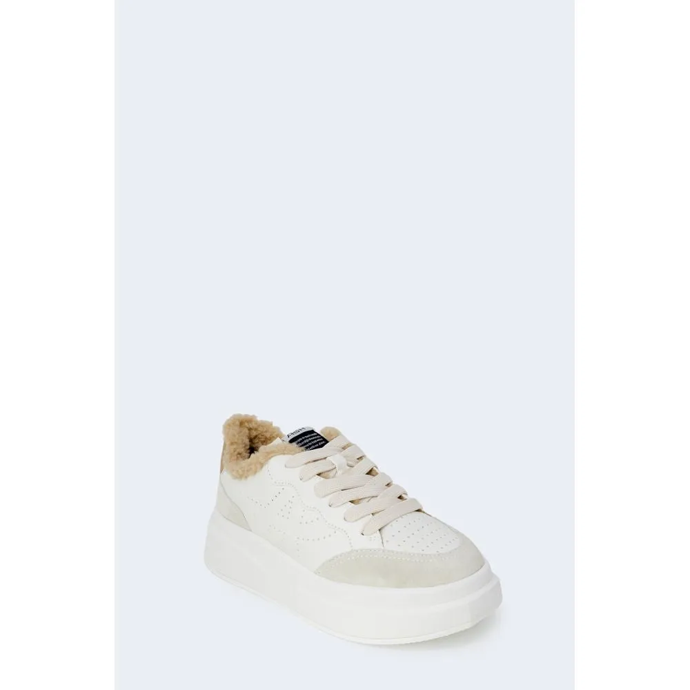 Beige Leather Sneaker