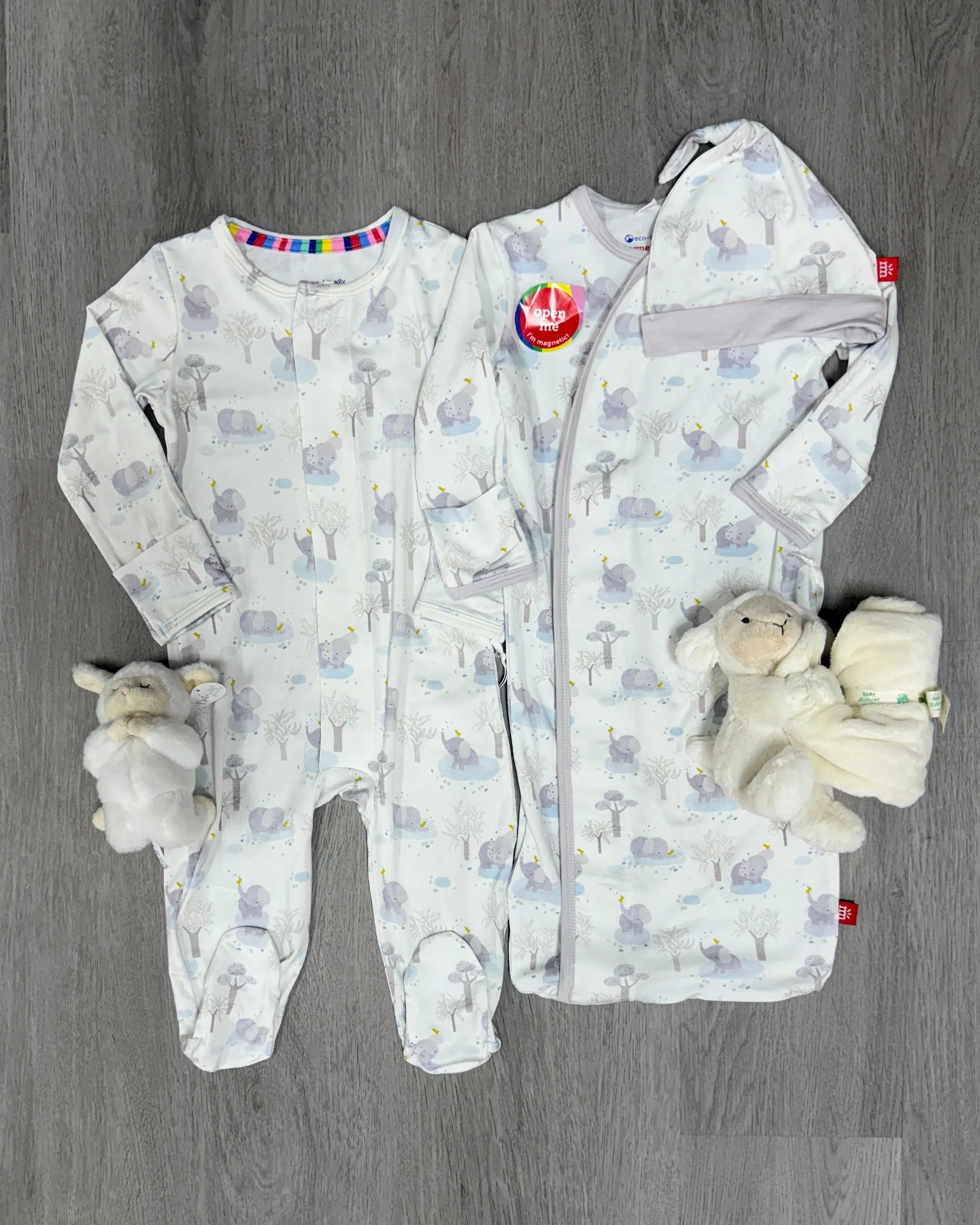 Big Love Modal Sleeper Gown   Hat Set