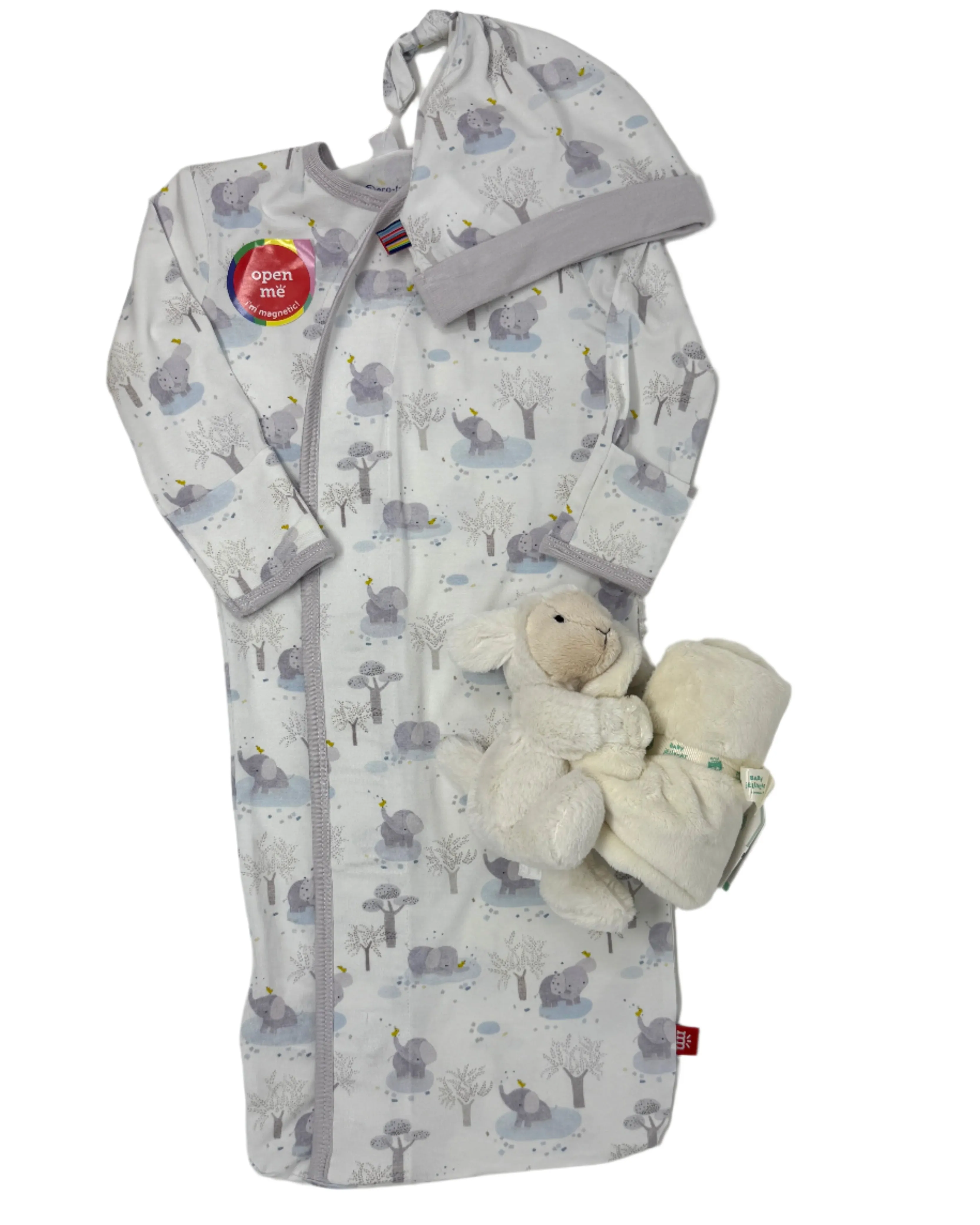 Big Love Modal Sleeper Gown   Hat Set
