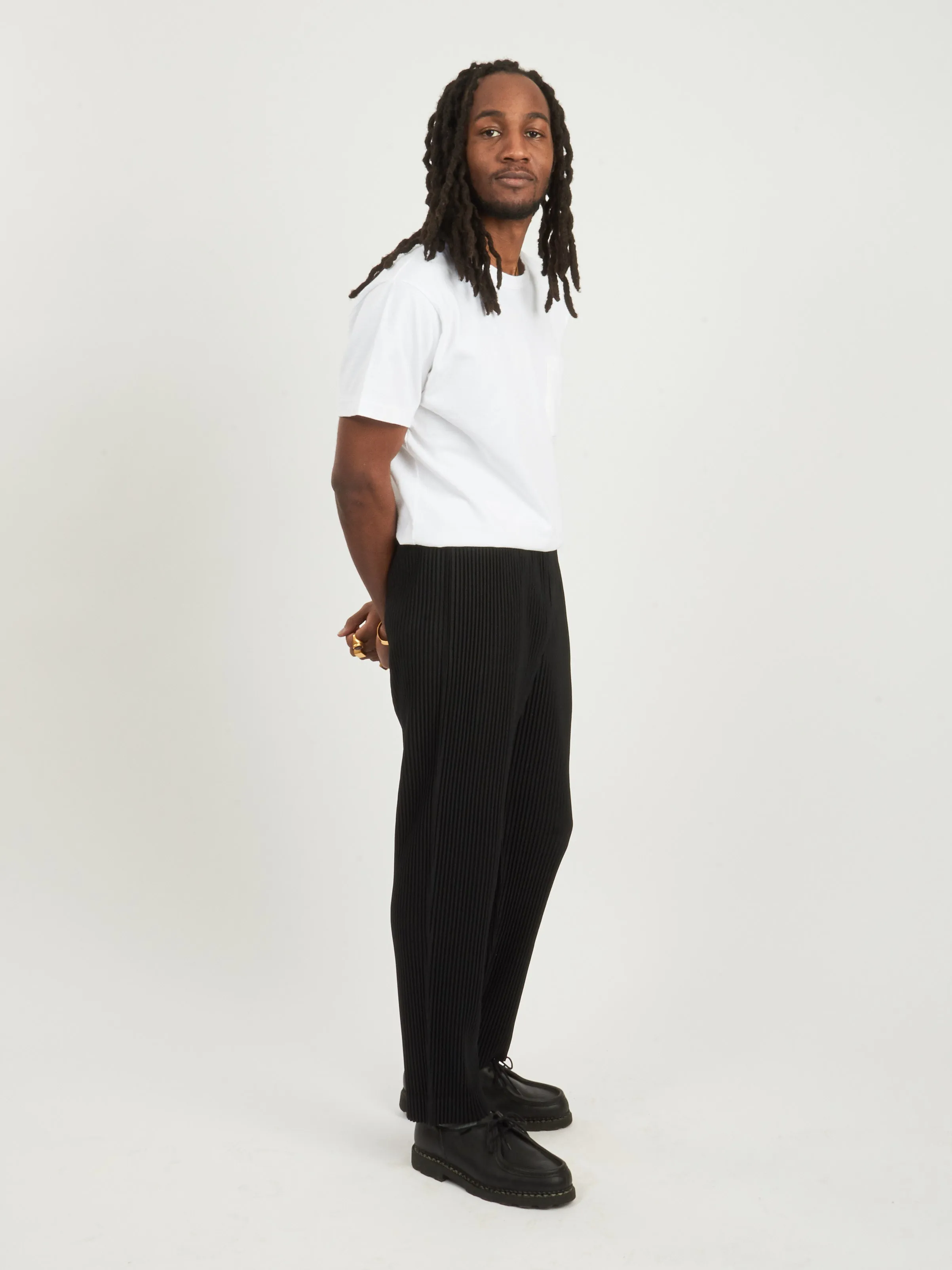 Black Basics Pants