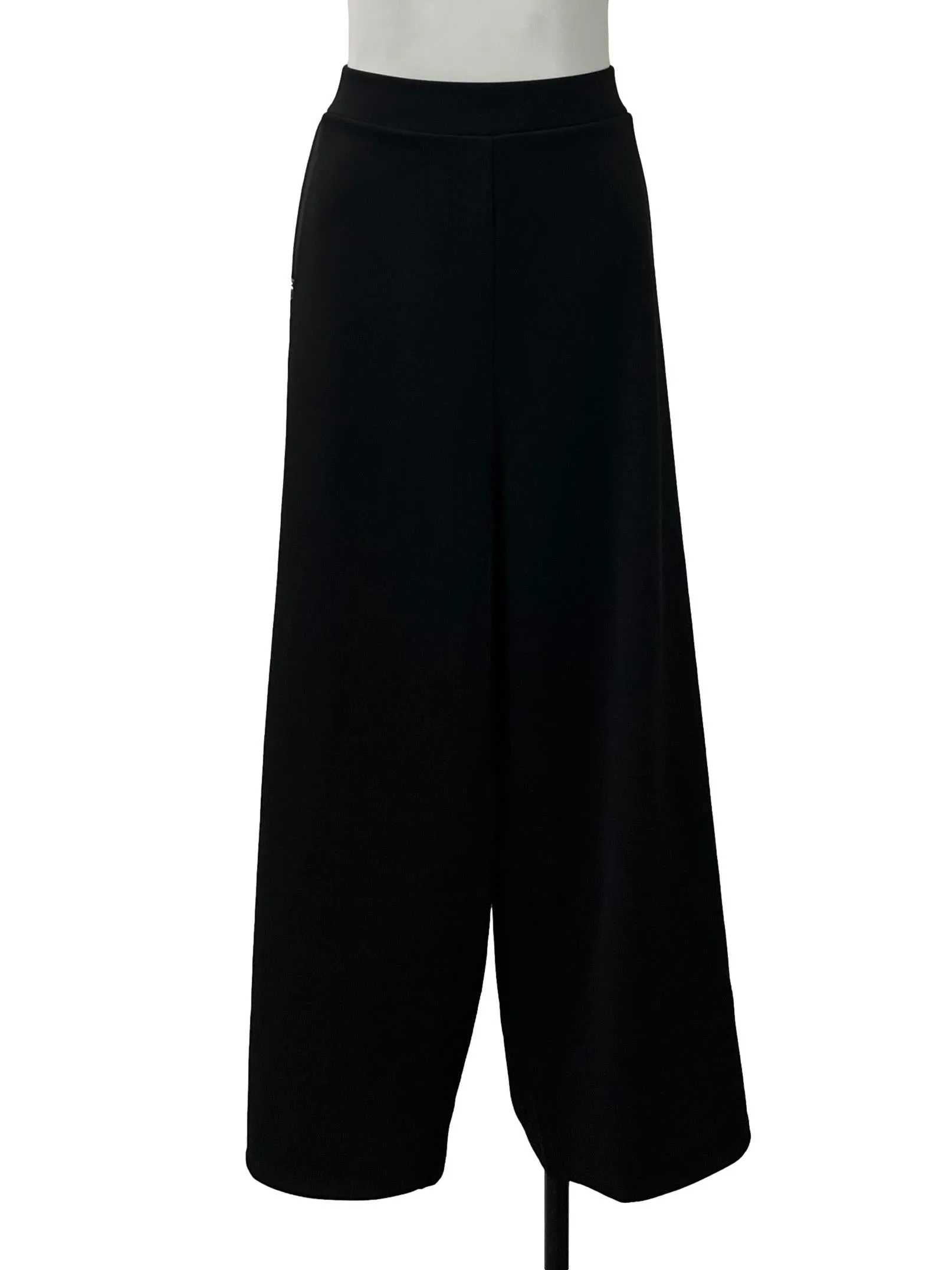 Black Side Button Culottes