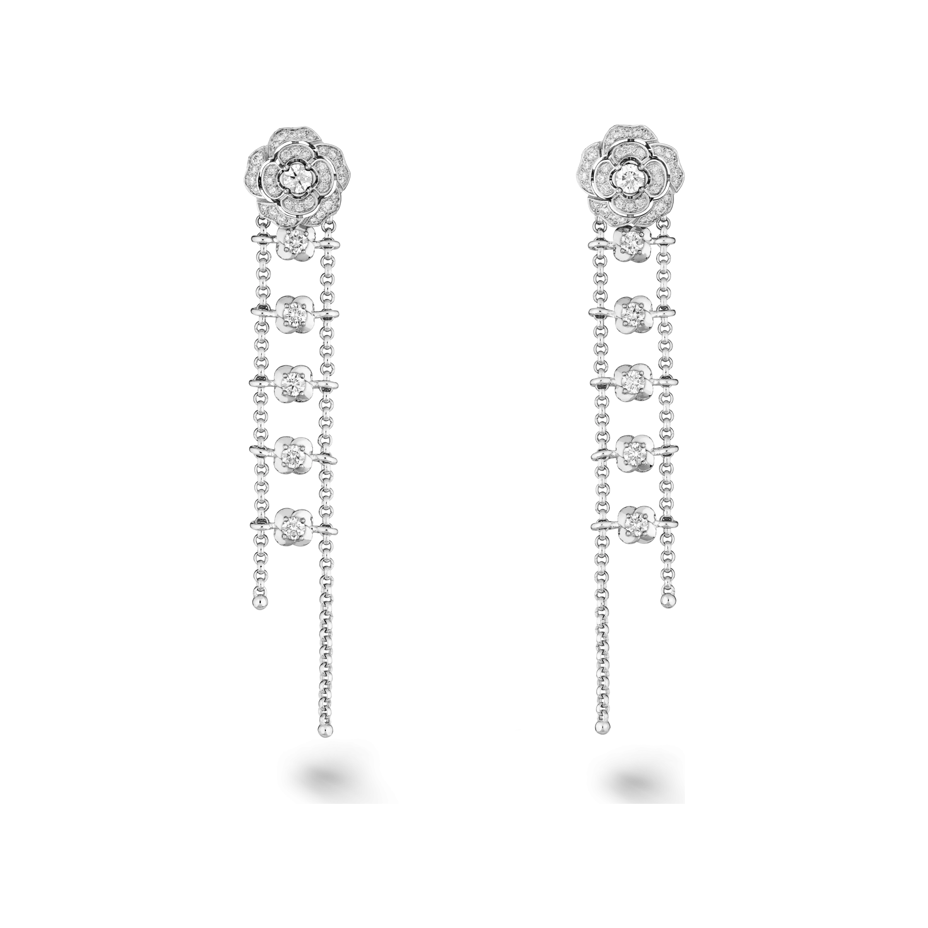 Bouton De Camélia Transformable Earrings