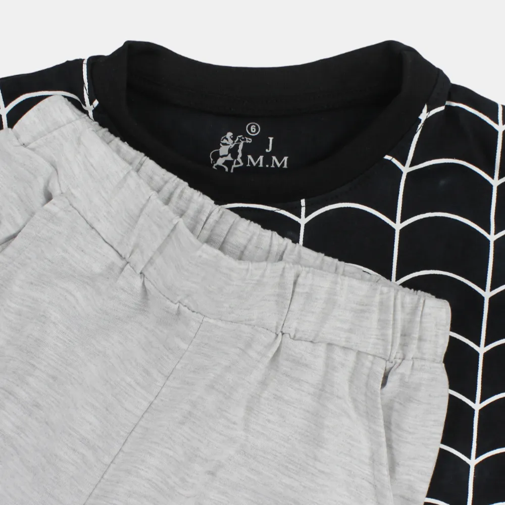 Boys Spiderman Cotton Pajama Set