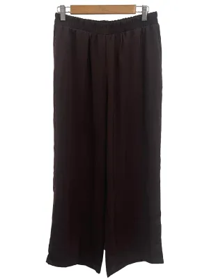 Brown Elastic Waistband Pants