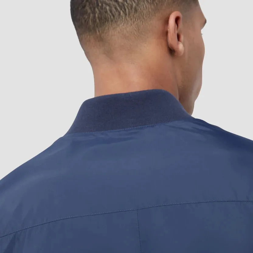 Bugatchi Reversible Blouson Jacket - Navy