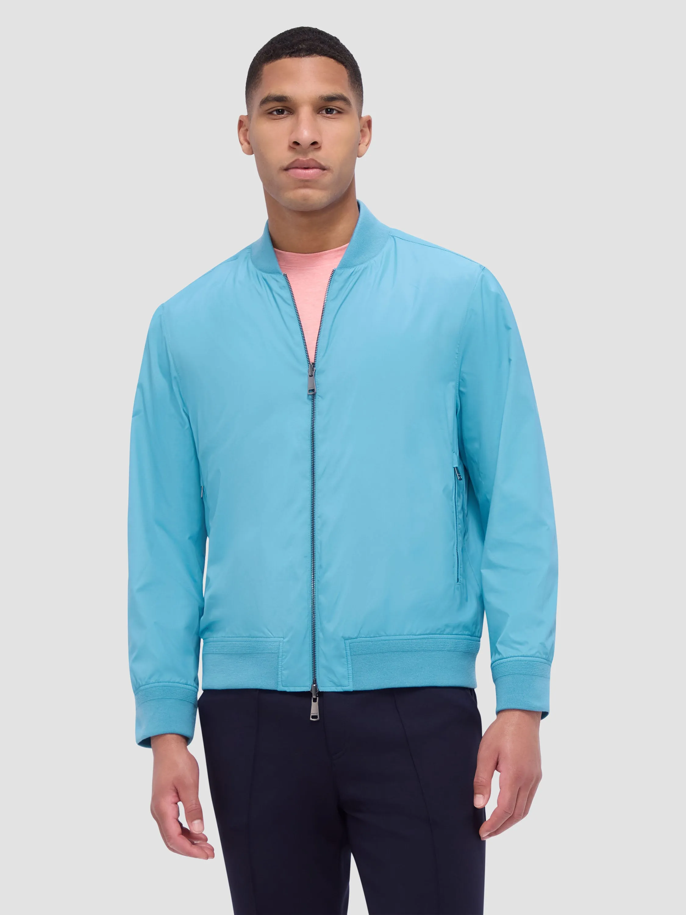 Bugatchi Reversible Blouson Jacket - Navy
