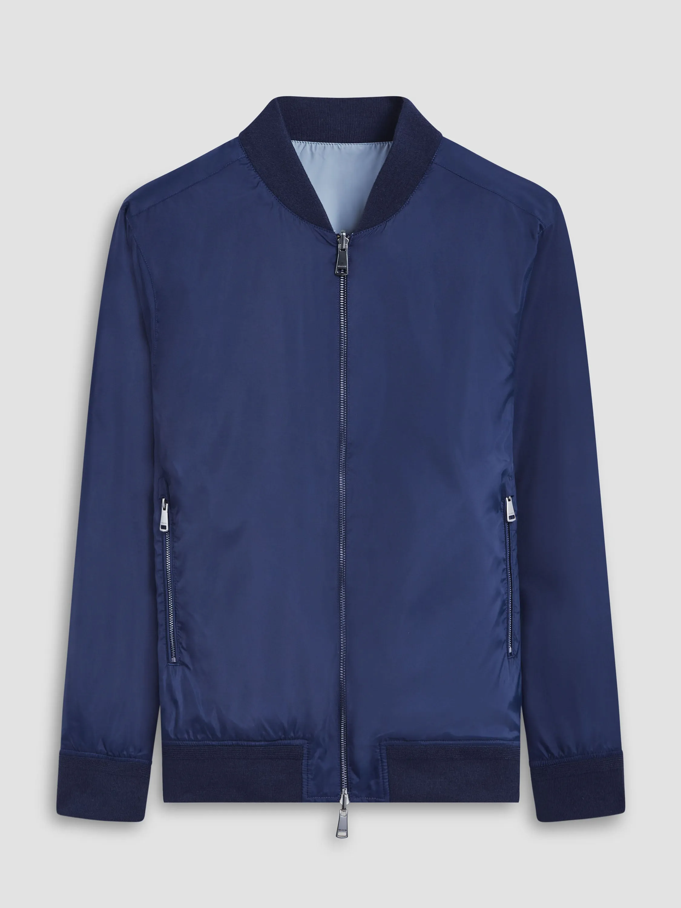 Bugatchi Reversible Blouson Jacket - Navy