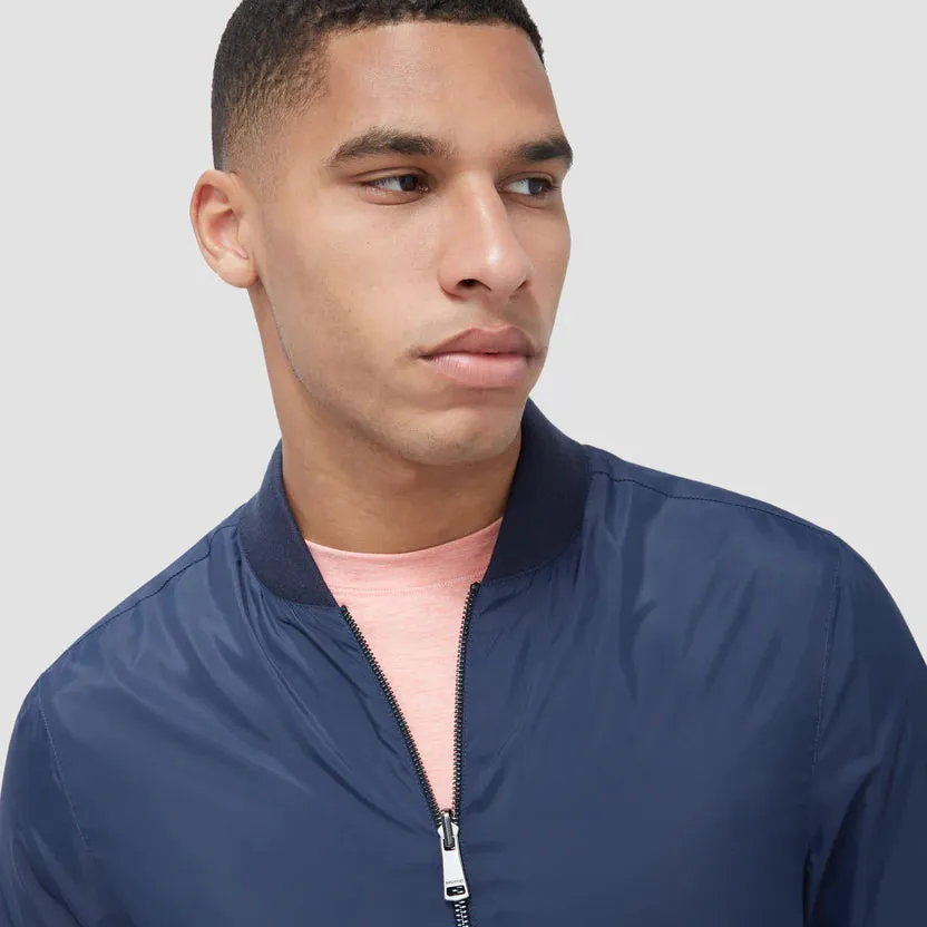 Bugatchi Reversible Blouson Jacket - Navy