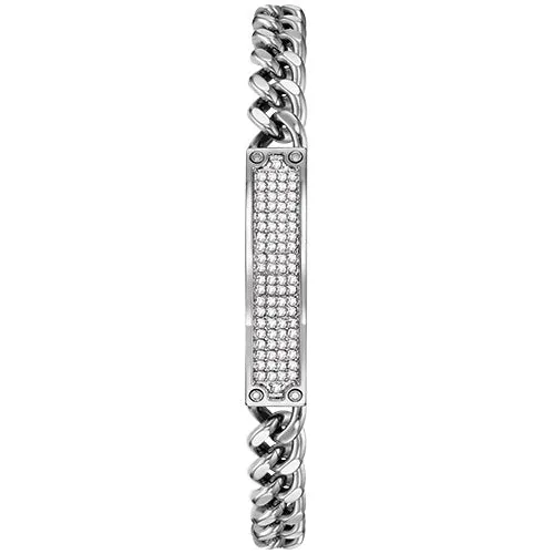 Bulova  Box Set Bul Crystal Mens Stainless Steel