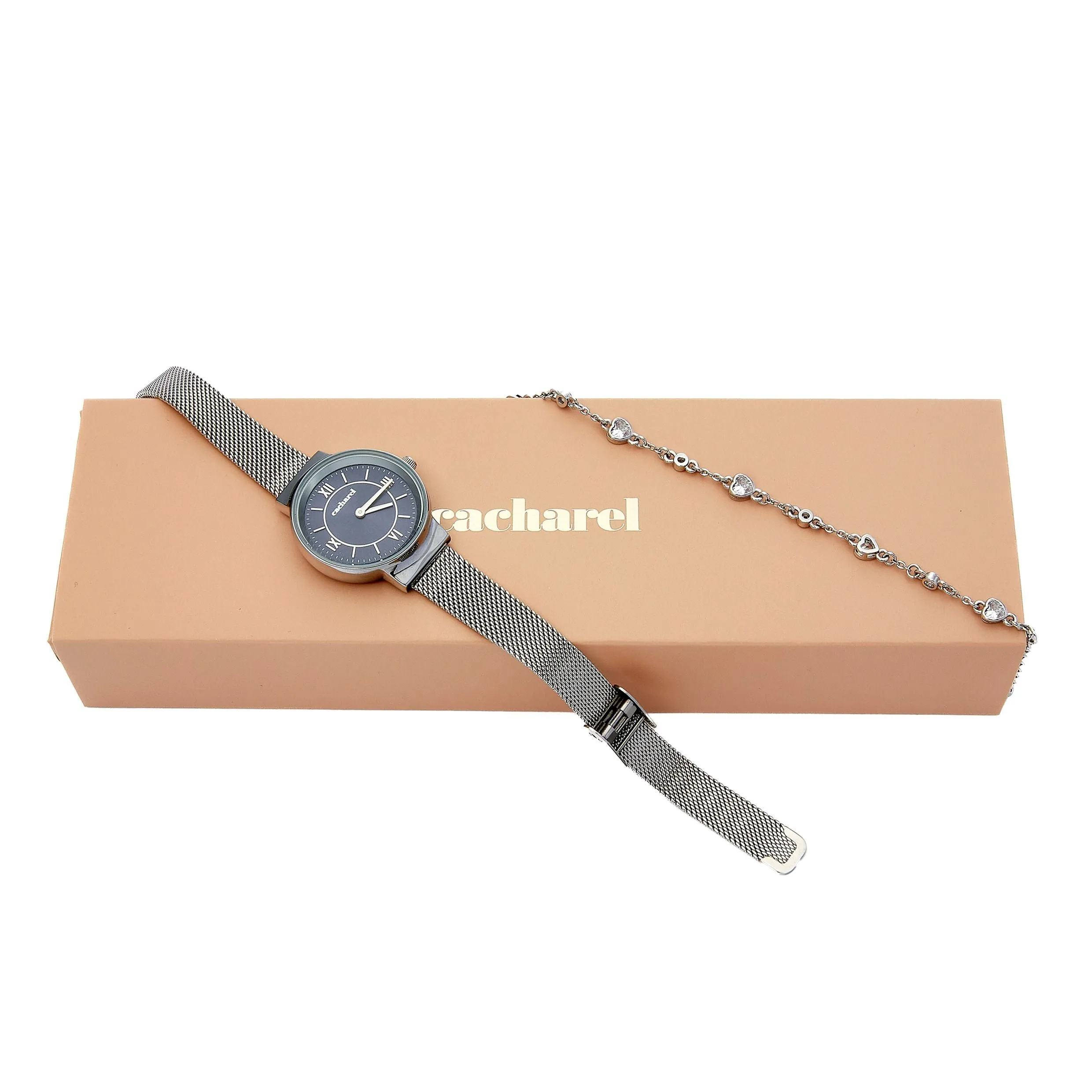 CACHAREL CPBN437C - Set Cacharel Astrid Silver (Bracelet & Watch)