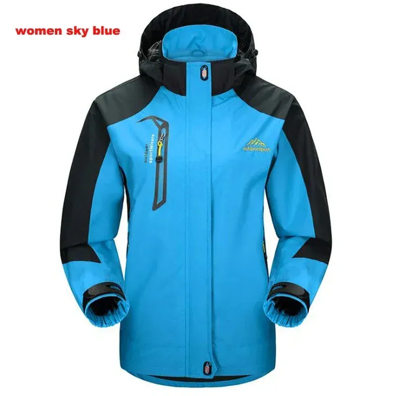 Camping Hiking Jacket Men Windbreaker Autumn Outdoor Sports Climbing Trekking Coats Travel Waterproof Jackets Hunting Clothing
