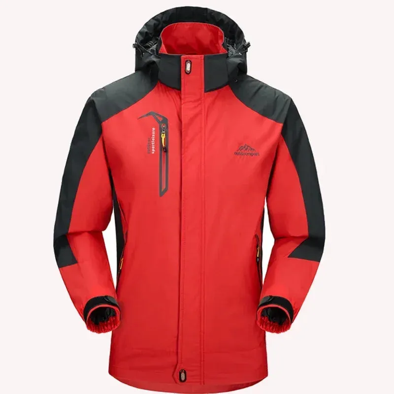Camping Hiking Jacket Men Windbreaker Autumn Outdoor Sports Climbing Trekking Coats Travel Waterproof Jackets Hunting Clothing