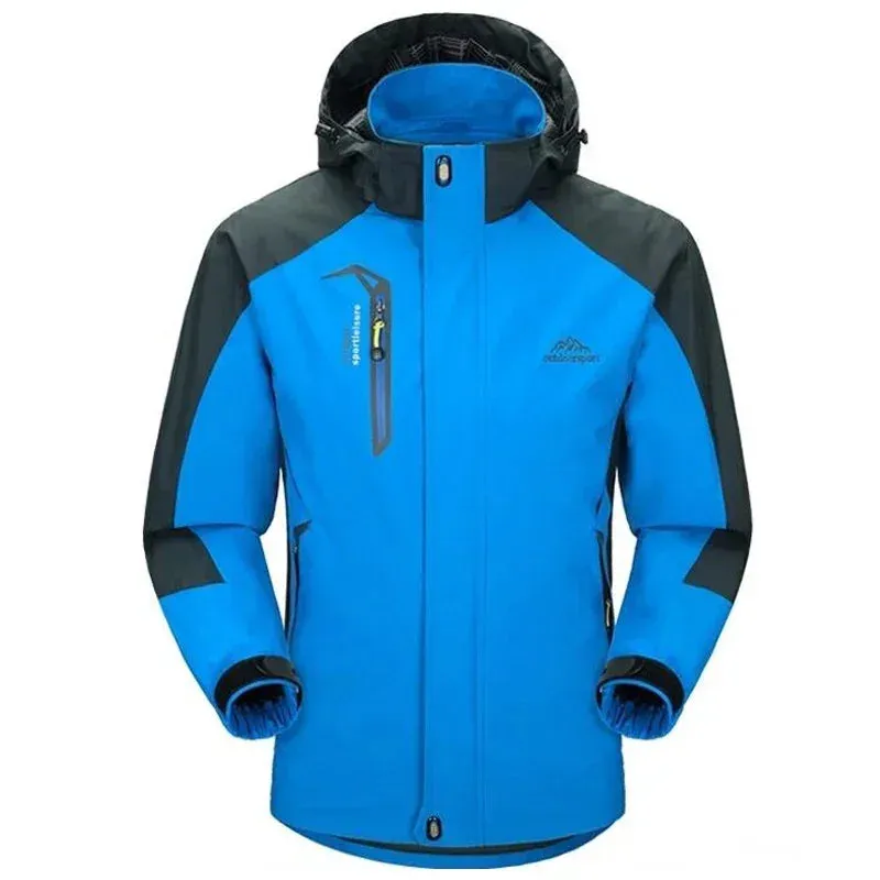 Camping Hiking Jacket Men Windbreaker Autumn Outdoor Sports Climbing Trekking Coats Travel Waterproof Jackets Hunting Clothing