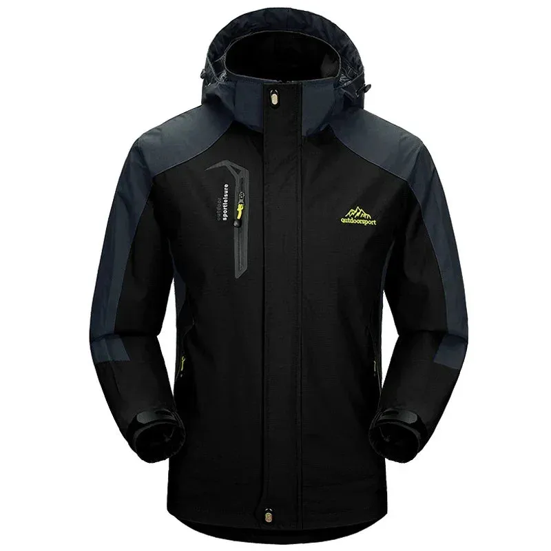 Camping Hiking Jacket Men Windbreaker Autumn Outdoor Sports Climbing Trekking Coats Travel Waterproof Jackets Hunting Clothing