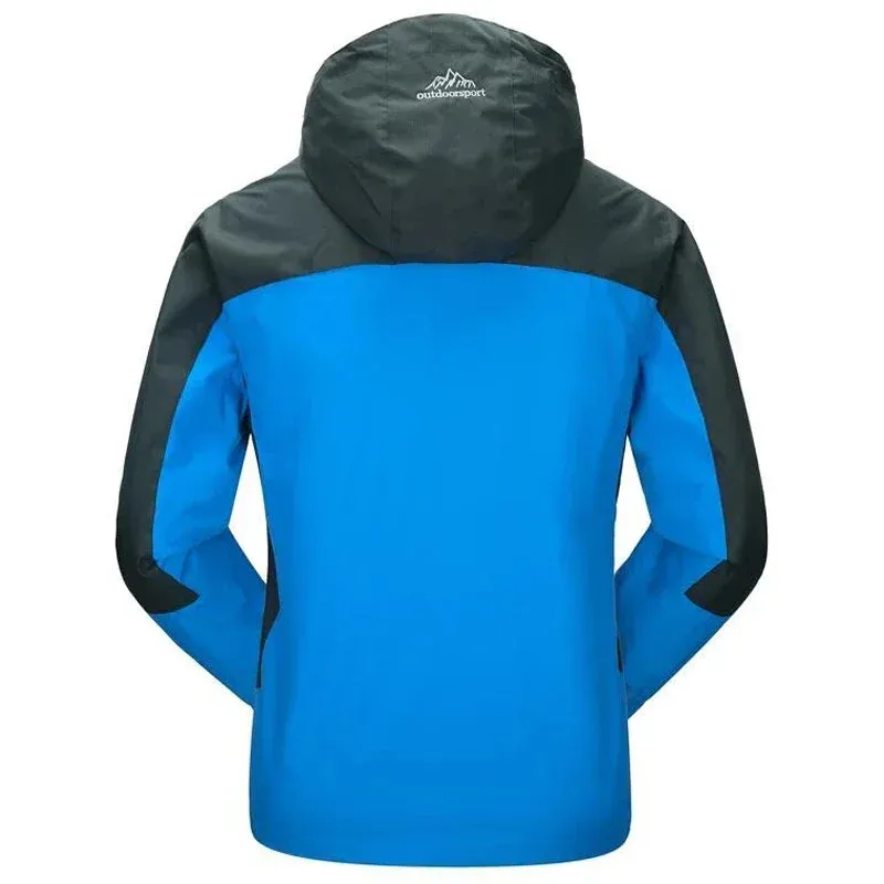 Camping Hiking Jacket Men Windbreaker Autumn Outdoor Sports Climbing Trekking Coats Travel Waterproof Jackets Hunting Clothing
