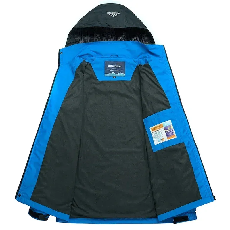 Camping Hiking Jacket Men Windbreaker Autumn Outdoor Sports Climbing Trekking Coats Travel Waterproof Jackets Hunting Clothing