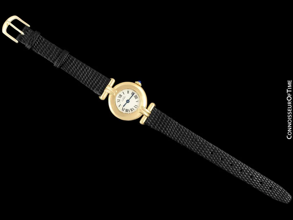 Cartier Colisee Ladies Vendome Vermeil Watch - 18K Gold over Sterling Silver