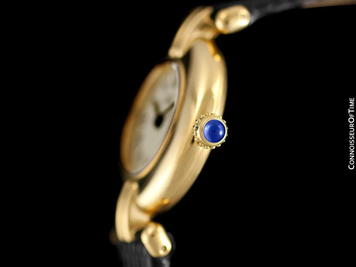 Cartier Colisee Ladies Vendome Vermeil Watch - 18K Gold over Sterling Silver