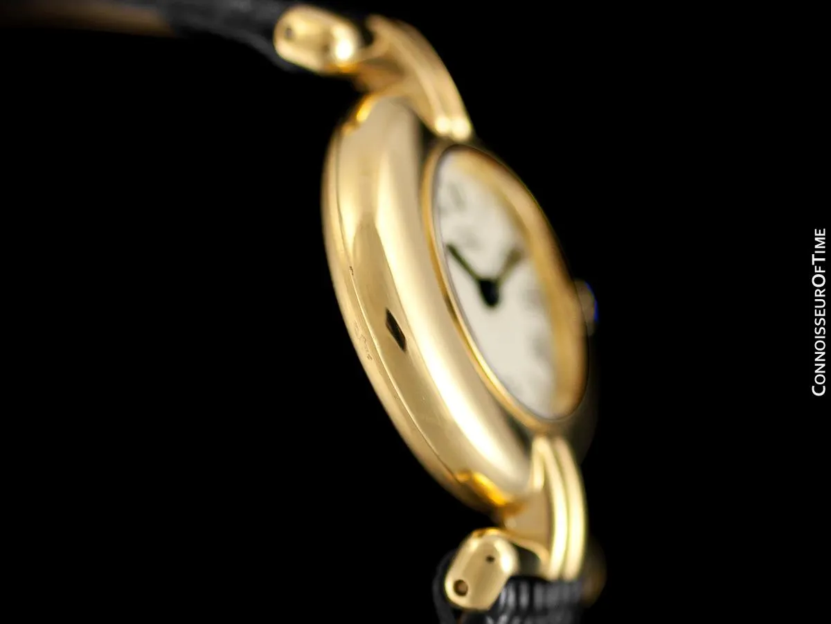 Cartier Colisee Ladies Vendome Vermeil Watch - 18K Gold over Sterling Silver