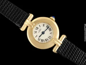 Cartier Colisee Ladies Vendome Vermeil Watch - 18K Gold over Sterling Silver
