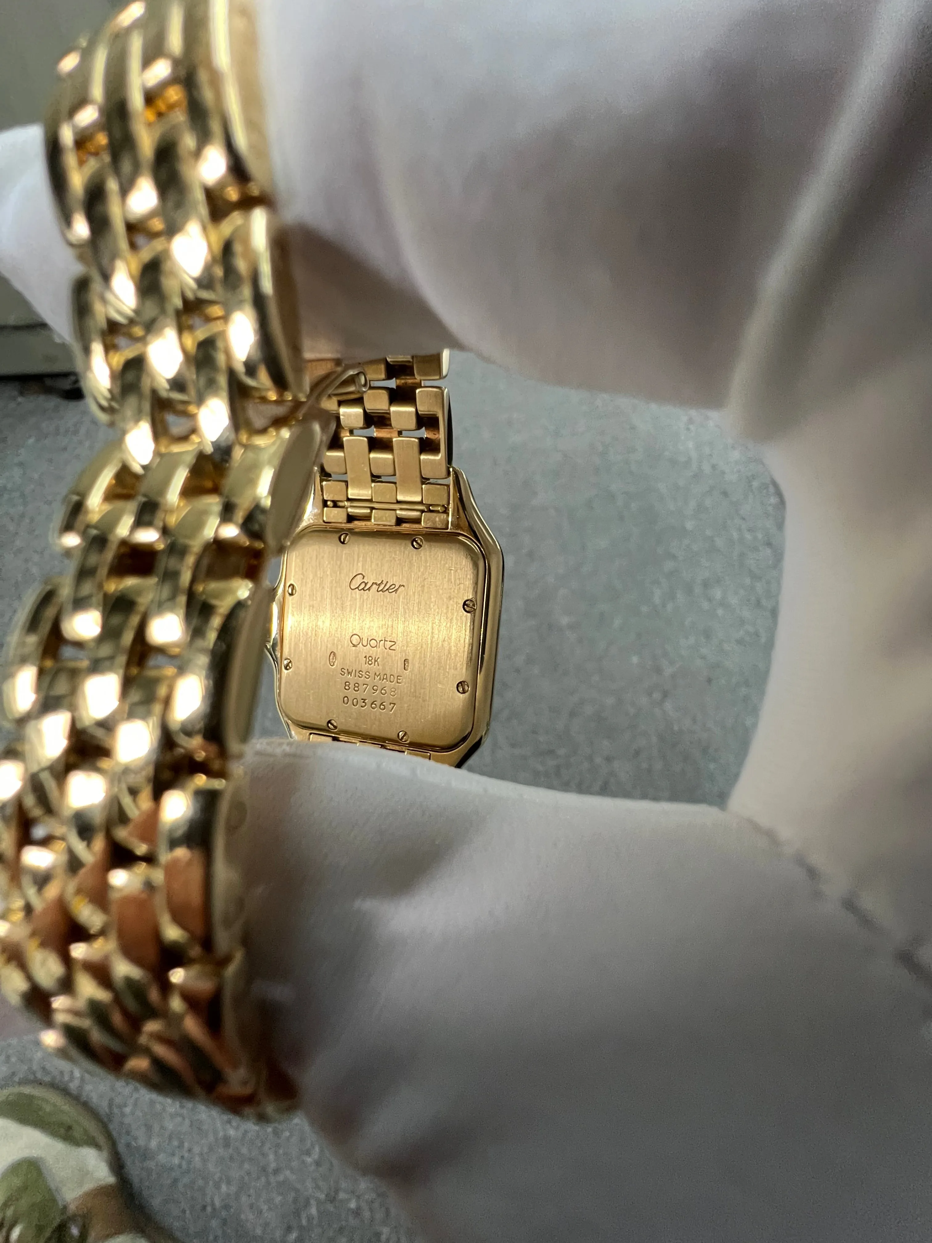 Cartier Panther Yellow Gold Quartz Wristwatch