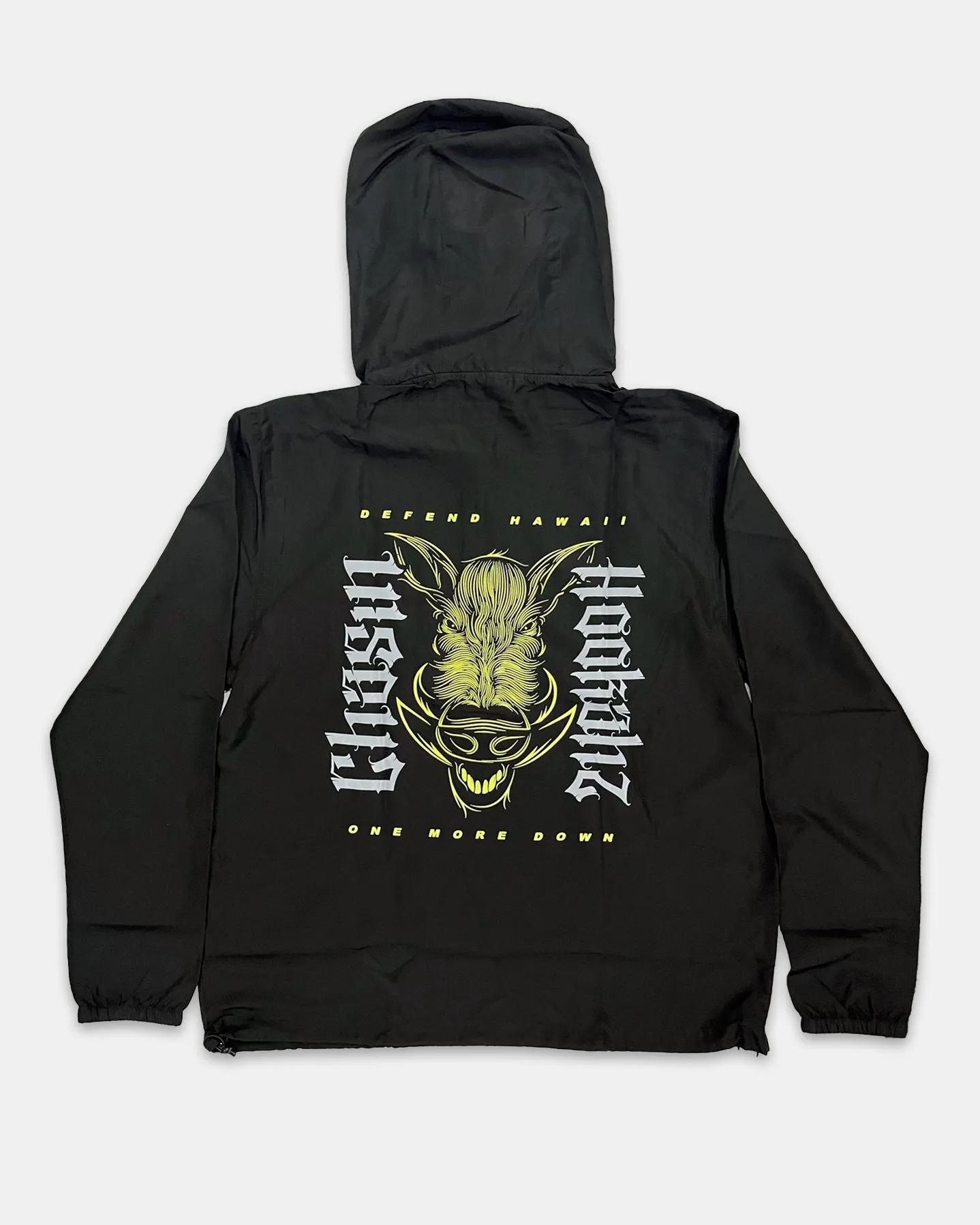 CHASIN' HOOKAHZ Black Hunter Windbreaker
