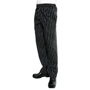 Chef Works Designer Baggy Pant Chalk Stripe XL