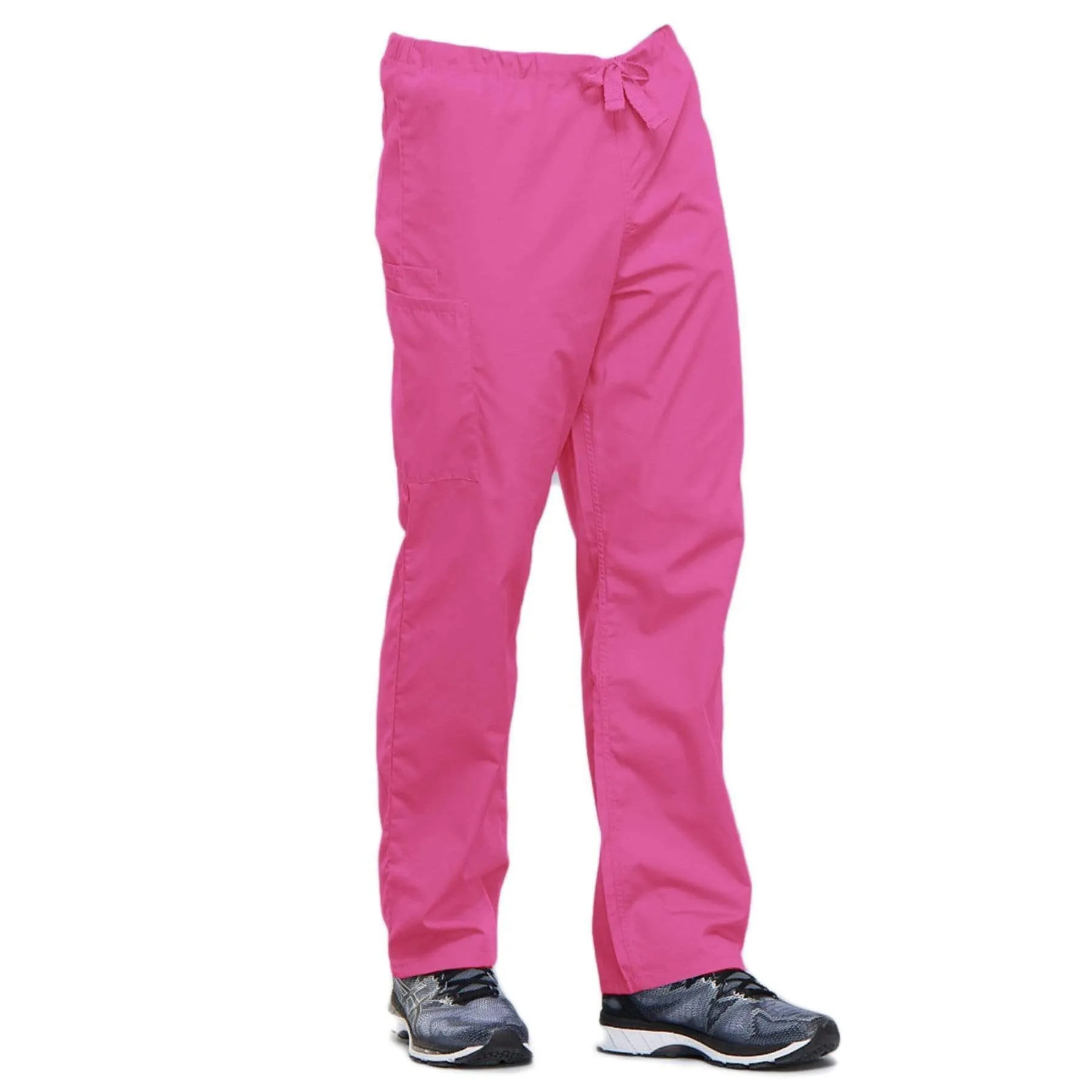 Cherokee Workwear 4100 Scrubs Pants Unisex Drawstring Cargo Shocking Pink