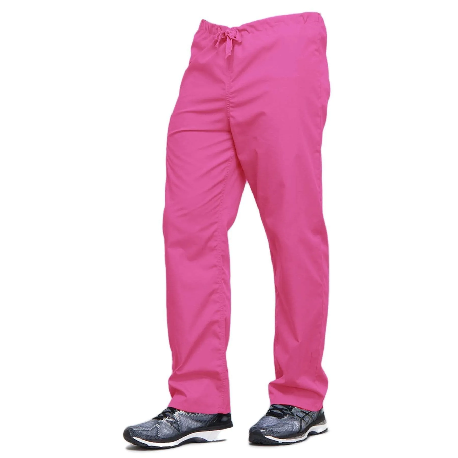 Cherokee Workwear 4100 Scrubs Pants Unisex Drawstring Cargo Shocking Pink