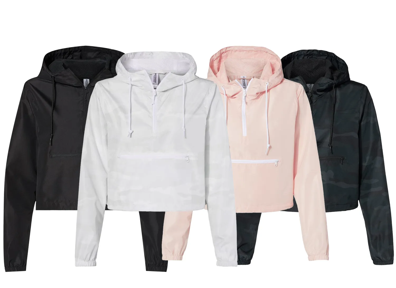 Chi Omega Crop Windbreaker