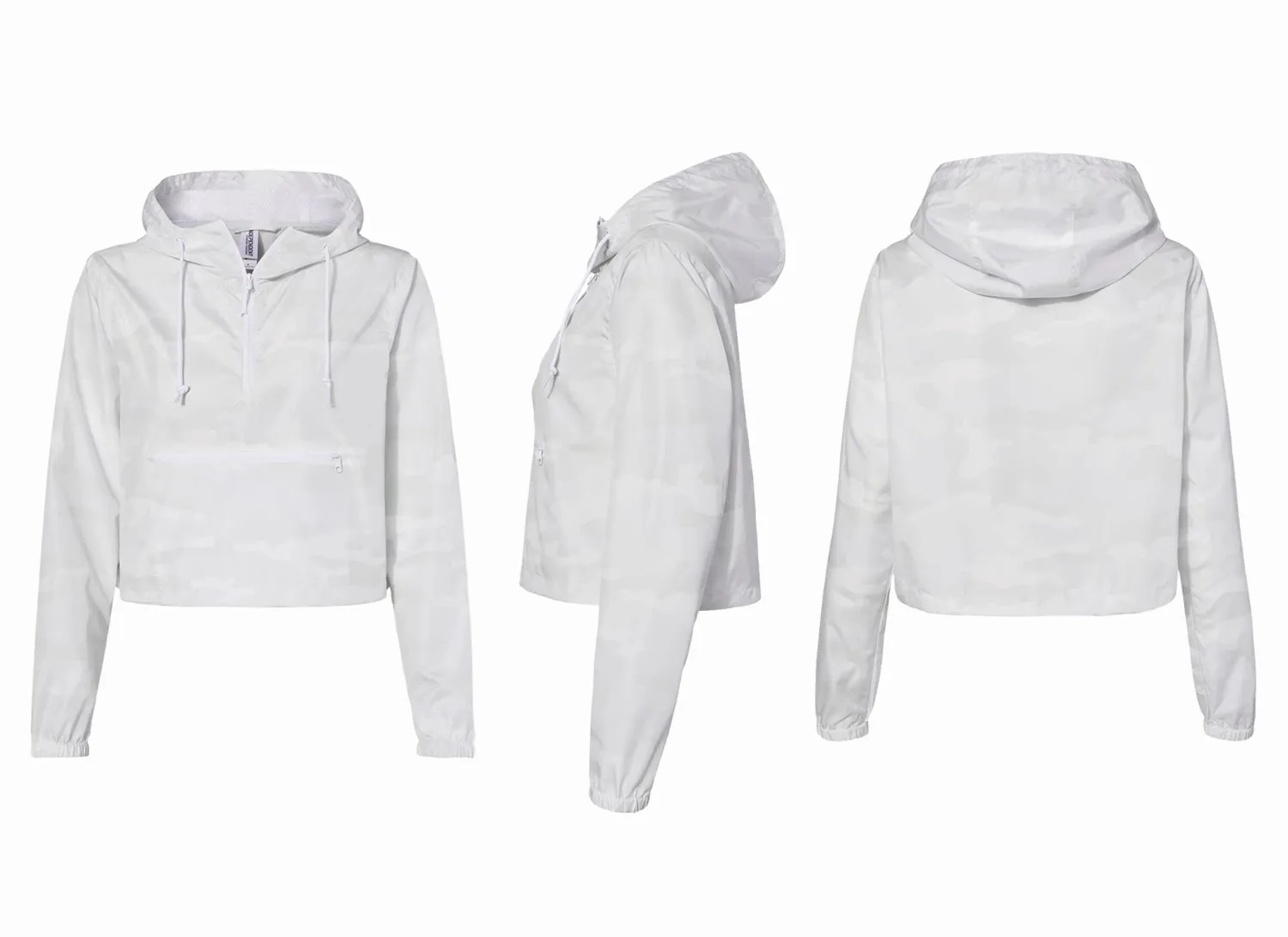 Chi Omega Crop Windbreaker