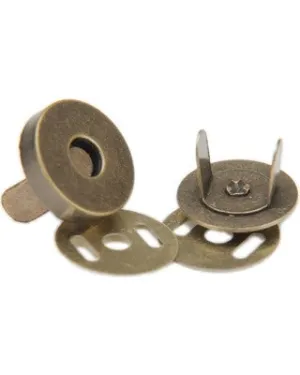 Clover Bags & Totes 1/2" Snap Closure, Antique Gold