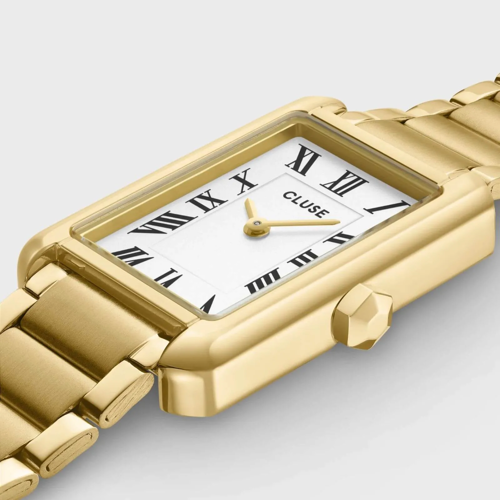 Cluse Belisenna Gold Watch - White