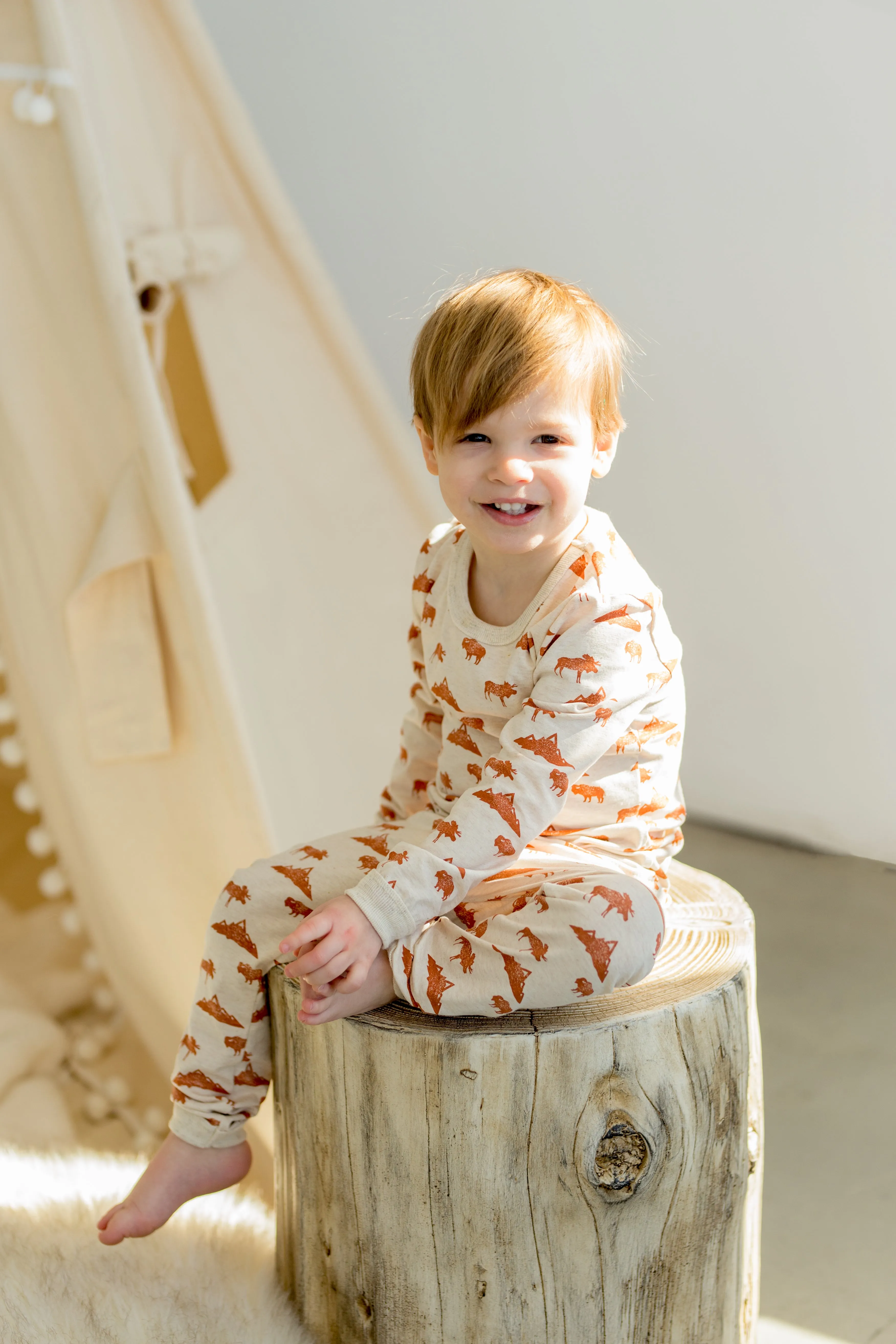 Coccoli Amber Moose Cotton PJs