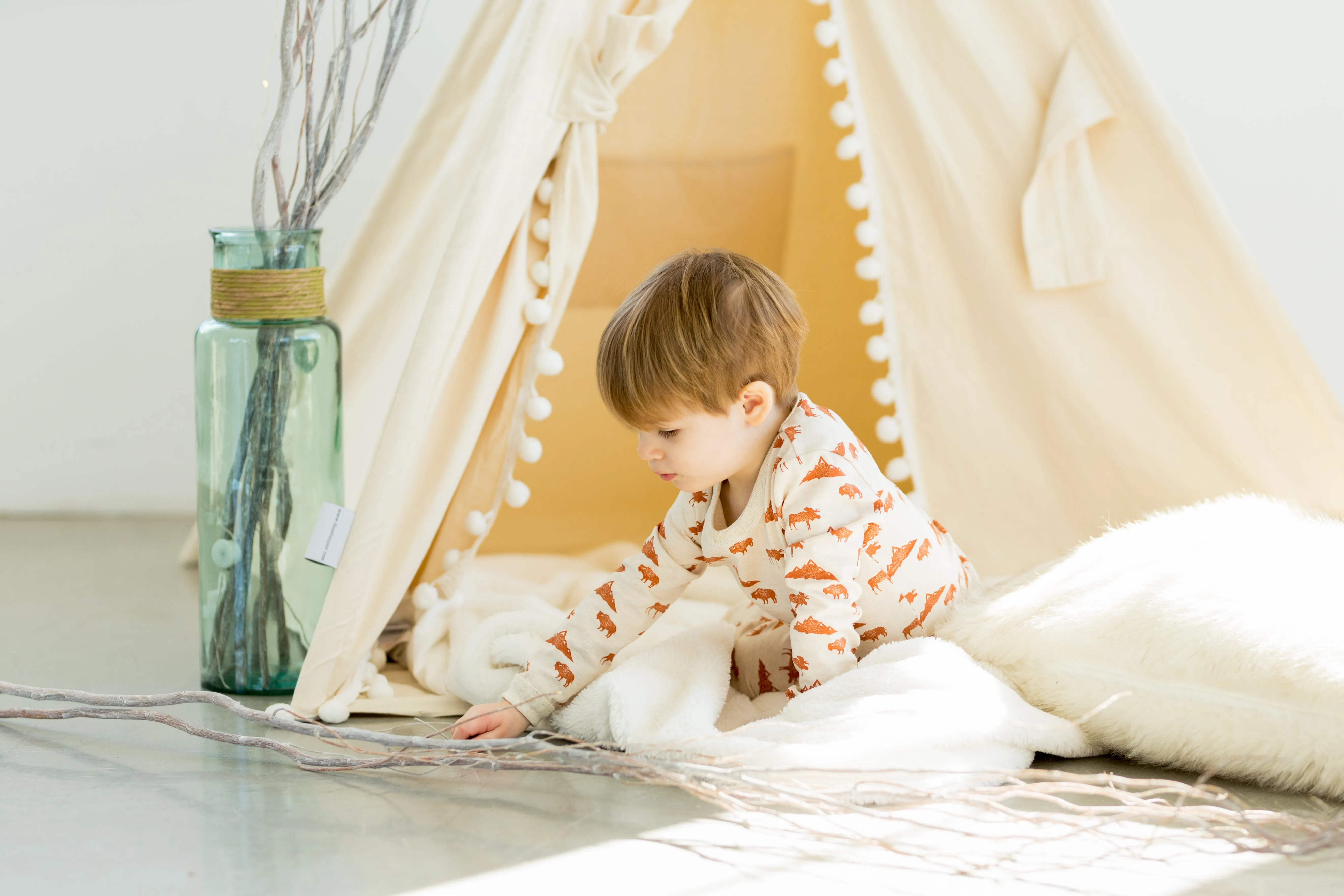 Coccoli Amber Moose Cotton PJs