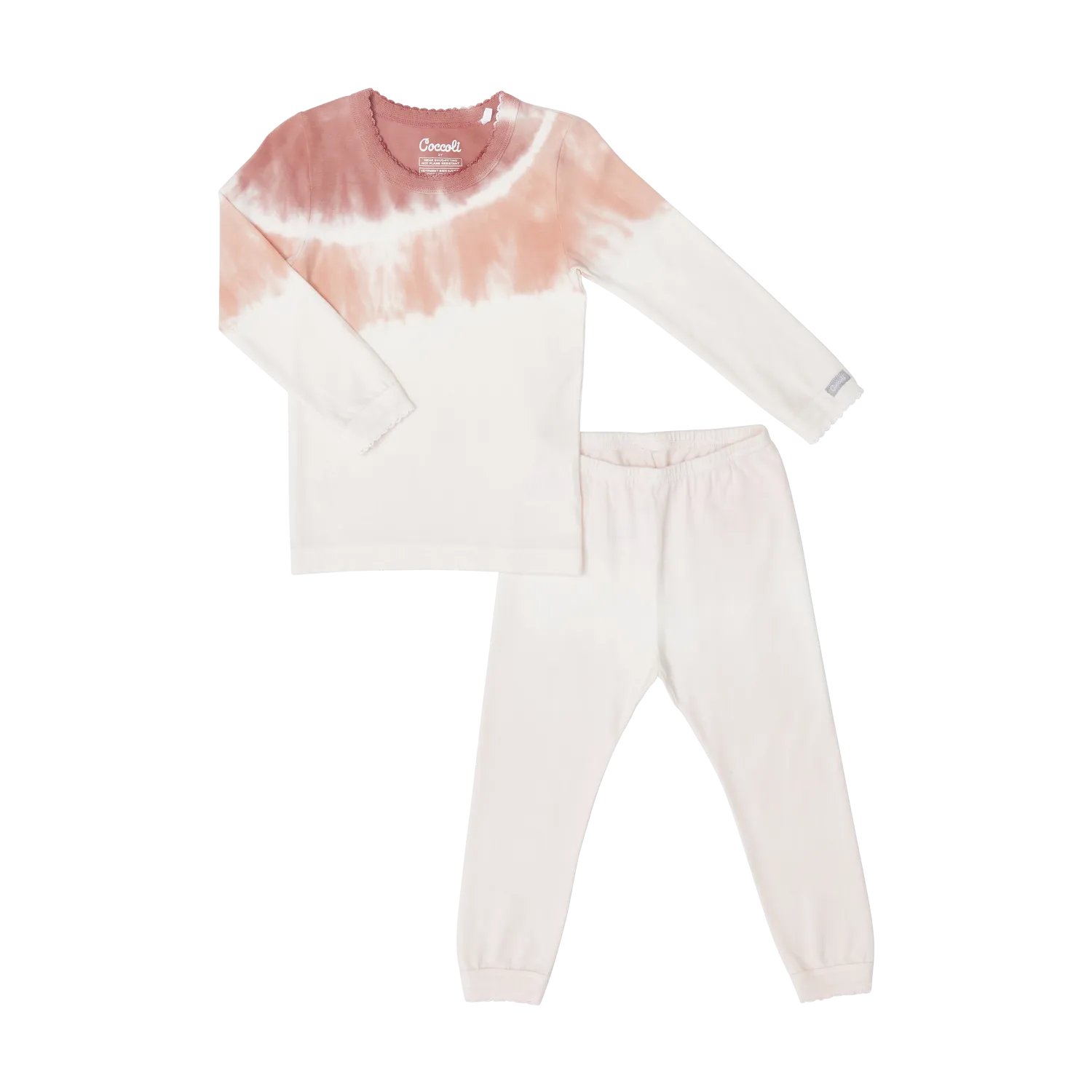 Coccoli Tie Dye Cotton Modal PJs Coral
