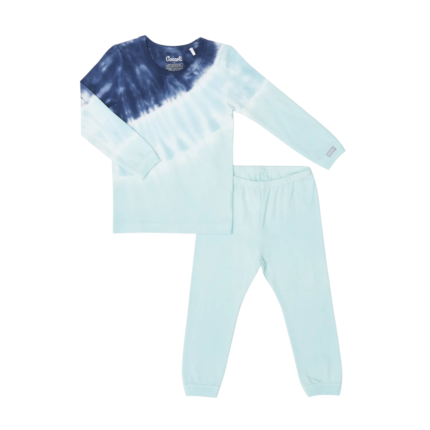 Coccoli Tie Dye Cotton Modal PJs Marine