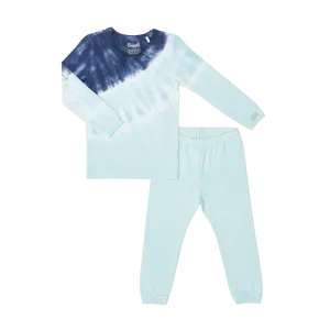 Coccoli Tie Dye Cotton Modal PJs Marine
