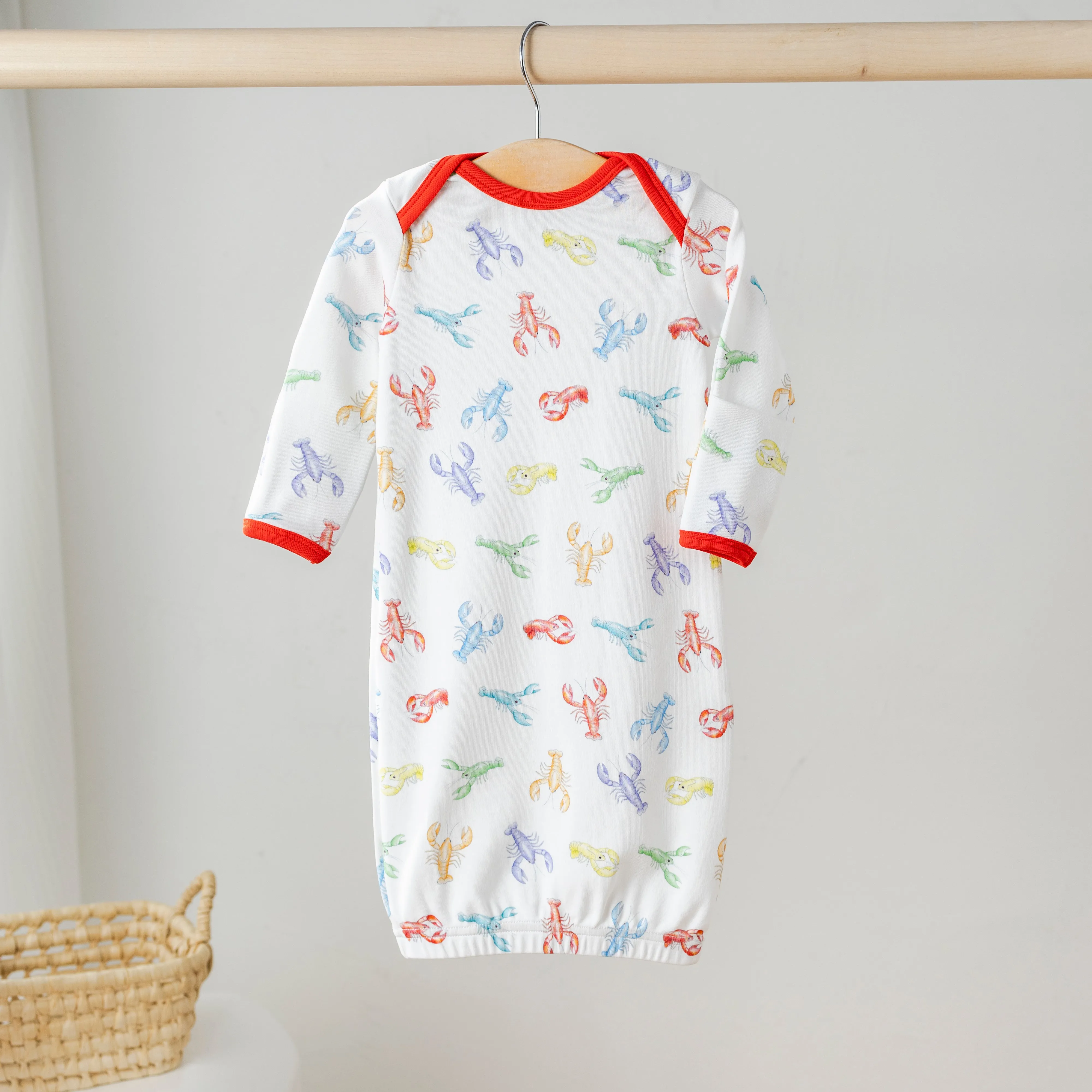 Colorful Claws Organic Cotton Crawfish Pajama Set