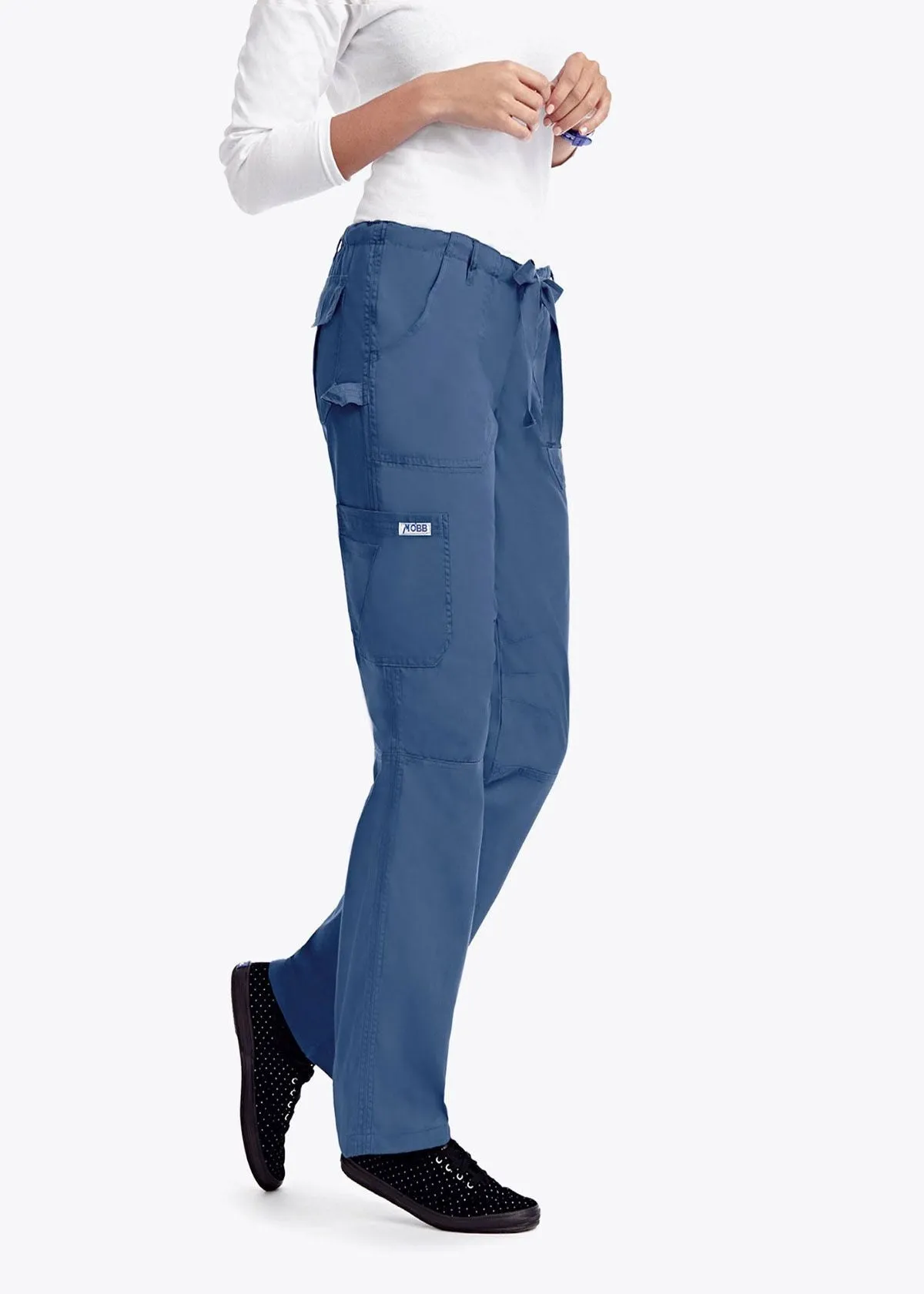 Comfort Rise Drawstring Elastic Pant