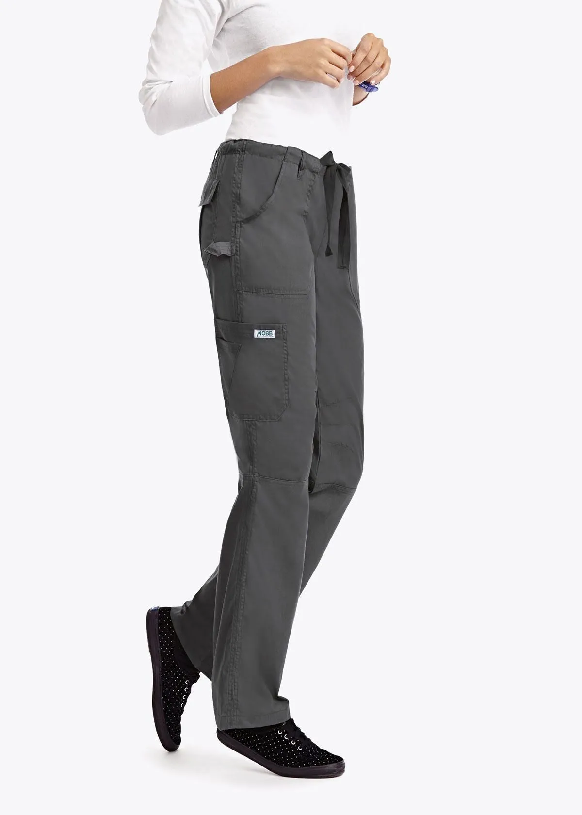 Comfort Rise Drawstring Elastic Pant