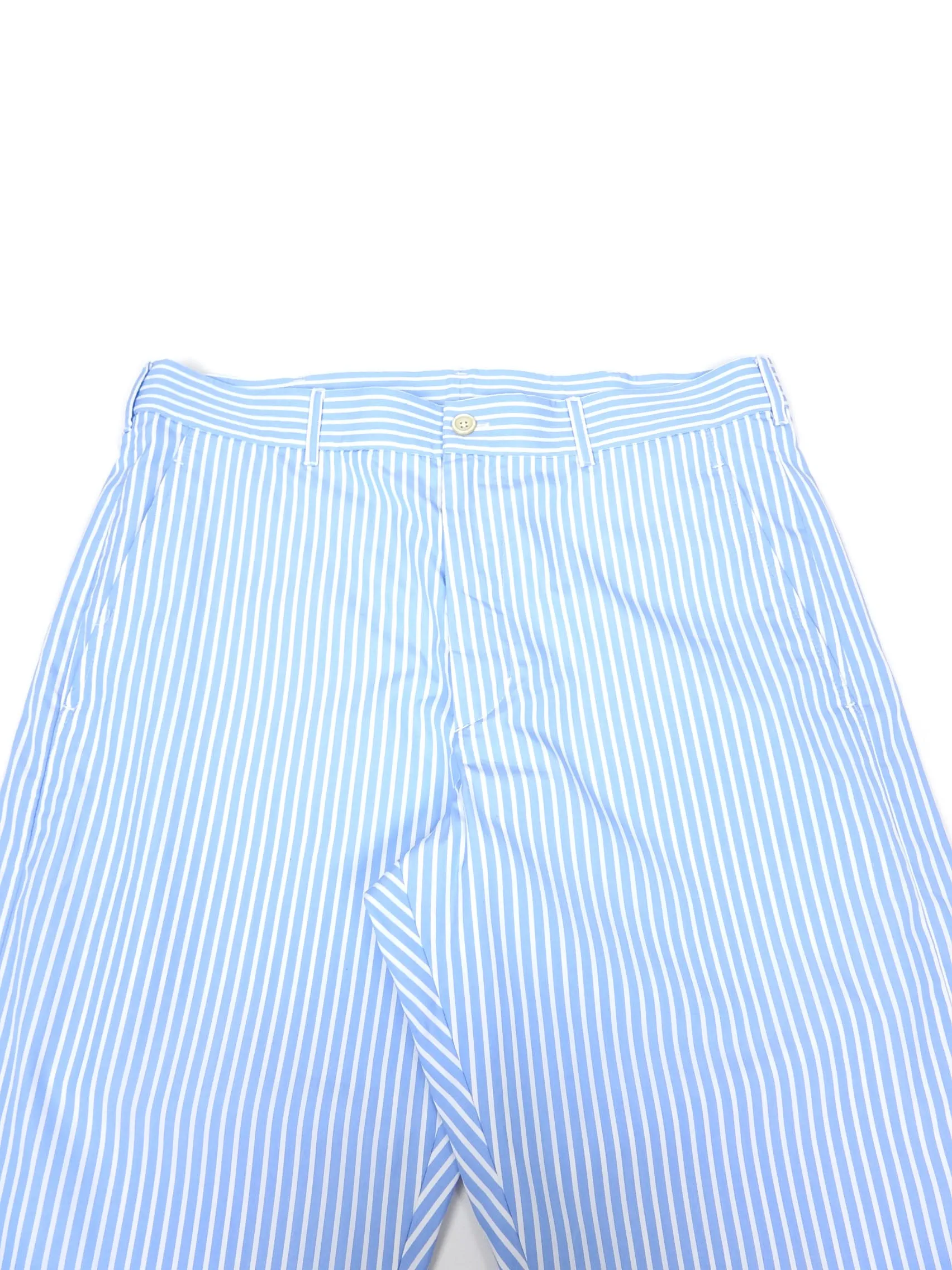 Comme Des Garcons SHIRT Blue Striped Pants Size Large