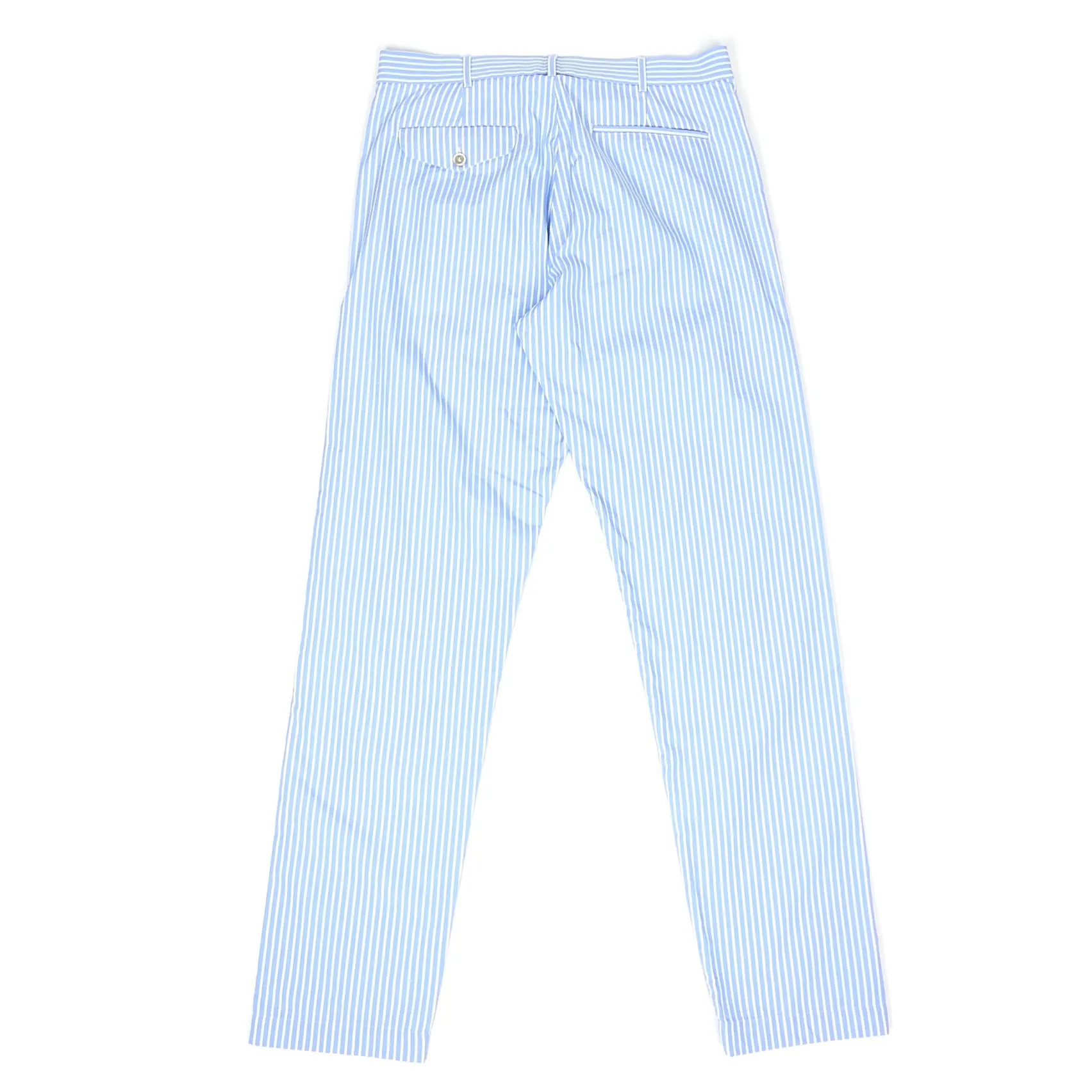 Comme Des Garcons SHIRT Blue Striped Pants Size Large