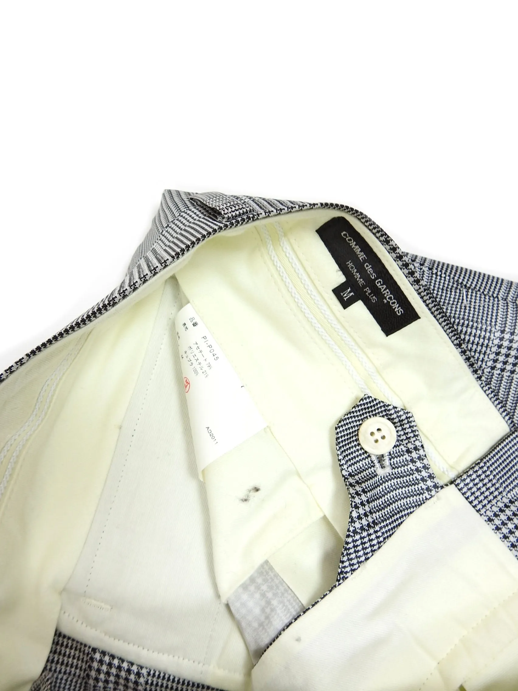 Comme Des Garçons Homme Plus AD2011 Houndstooth Pants Size Medium