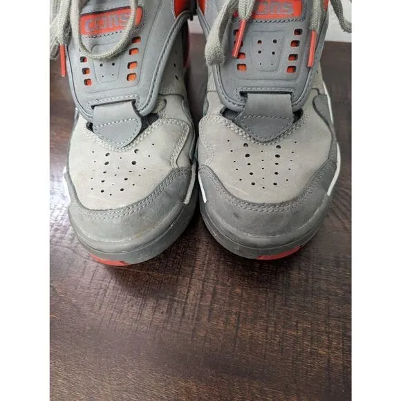 Converse Cons Men's Aero Jam Mid Smoke Pearl/Frost Grey-Converse Red Shoes