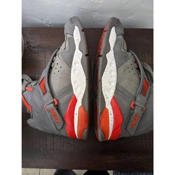 Converse Cons Men's Aero Jam Mid Smoke Pearl/Frost Grey-Converse Red Shoes
