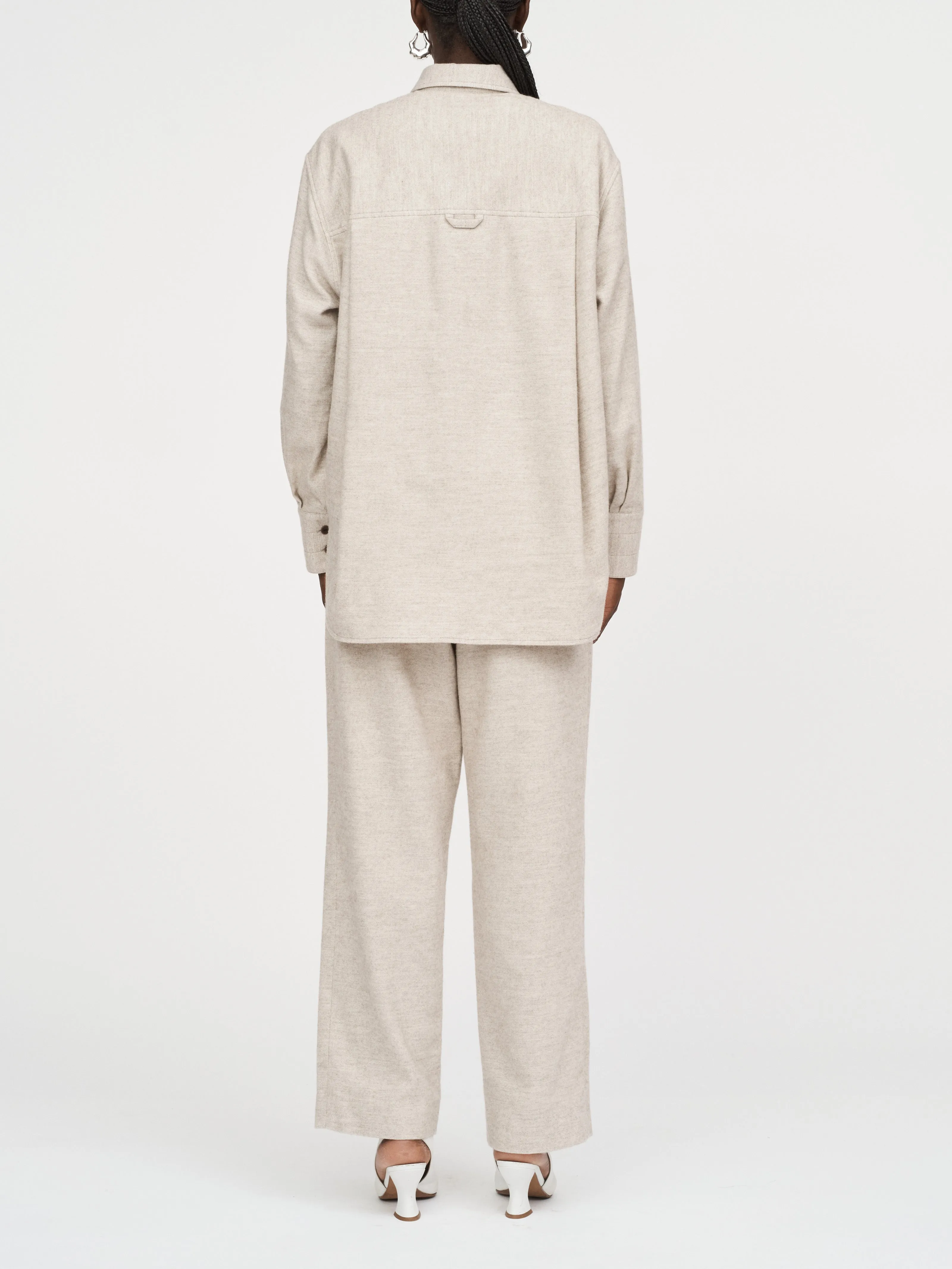 Cosy Drawstring Pant in Oatmeal